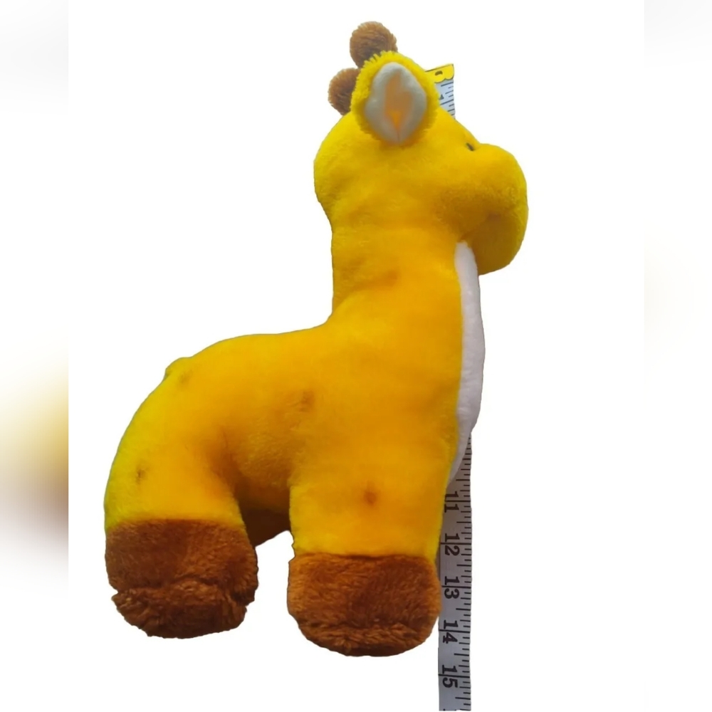 Vintage Standing Giraffe Plush Stuffed Animal 12-14" Dense/Stiff